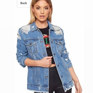 Distressed Denim Jacket